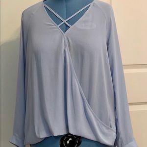 Light blue blouse